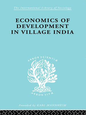 cover image of Economics of Development in Village India